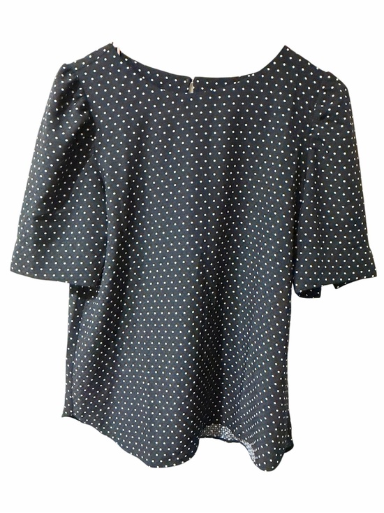 LOFT Tops - LOFT Black & White Polka Dot Blouse - Size S